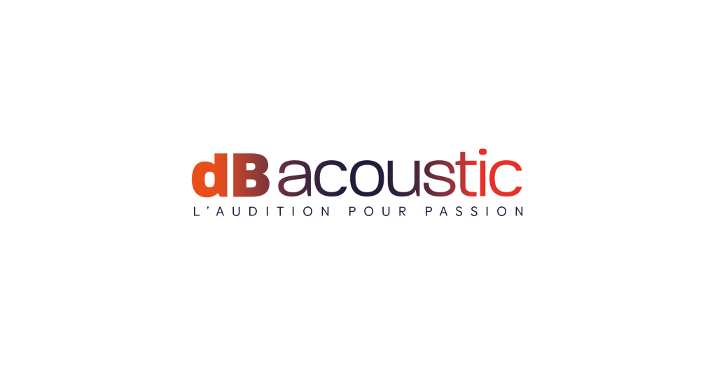 Logo dB Acoustic Damien BOCH Jean PETOT Saint Genis Pouilly Ferney Voltaire Val Thoiry Audioprothésiste sérieux pays de Gex protection auditive bouchon sur mesure